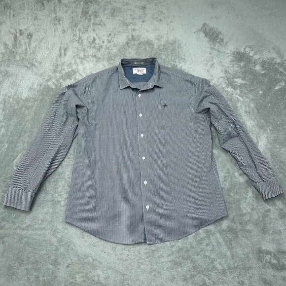 Original Penguin Mens Classic Fit XL Button-Up Shirt 6709 - Picture 1 of 6